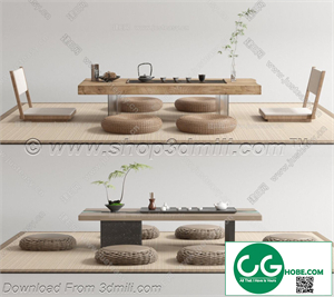 Tea Room 94 3D Model